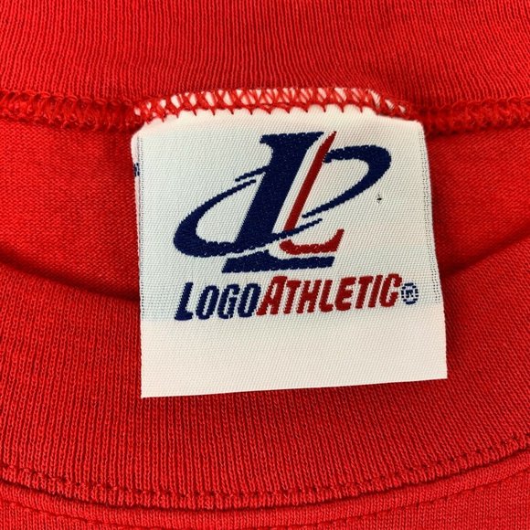 New England Patriots Embroidered T-Shirt Vtg 90s NFL Football Made USA Size XL - Picture 4 of 5